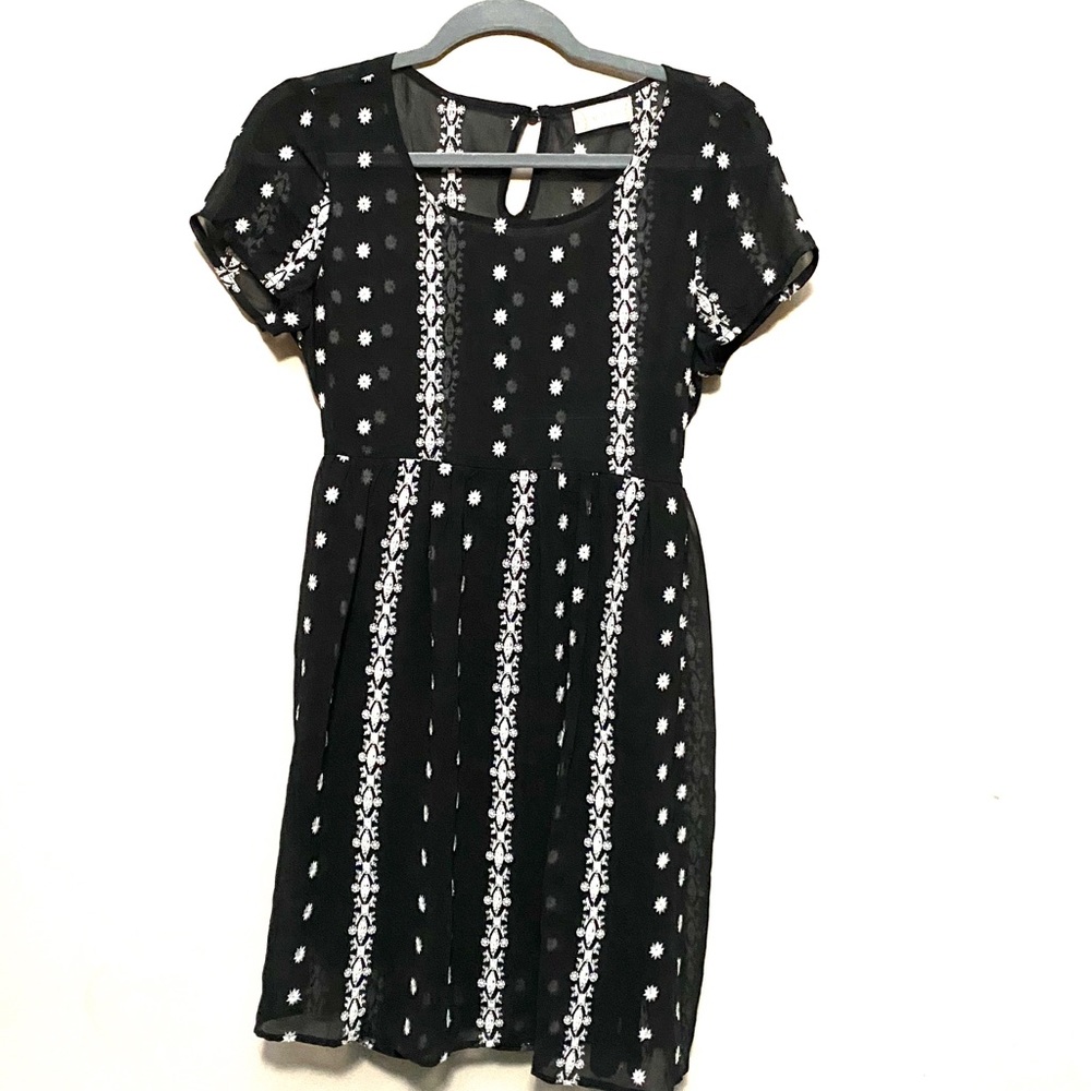 Altar’d state sheer embroidered dress